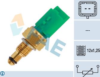 FAE 33695 - Датчик, температура охлаждающей жидкости autospares.lv