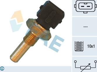 FAE 33145 - Датчик, температура масла autospares.lv