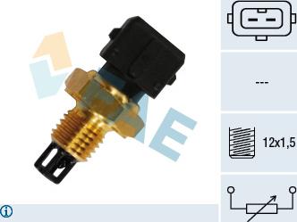 FAE 33160 - Датчик, температура впускаемого воздуха autospares.lv