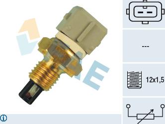 FAE 33180 - Датчик, температура впускаемого воздуха autospares.lv