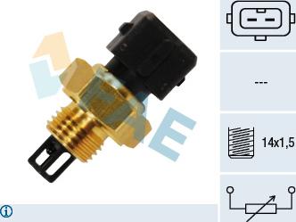 FAE 33175 - Датчик, температура впускаемого воздуха autospares.lv