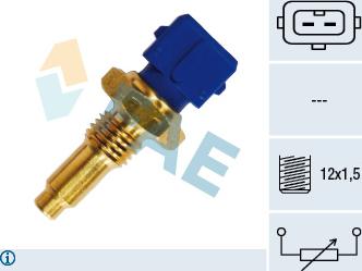 FAE 33200 - Датчик, температура охлаждающей жидкости autospares.lv