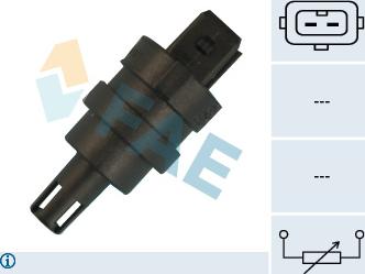 FAE 33228 - Датчик, температура впускаемого воздуха autospares.lv