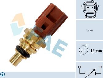 FAE 33740 - Датчик, температура охлаждающей жидкости autospares.lv