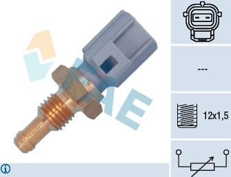 FAE 33735 - Датчик, температура охлаждающей жидкости autospares.lv