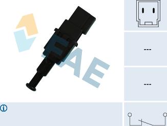 FAE 24490 - Выключатель стоп сигнала / сцепления autospares.lv