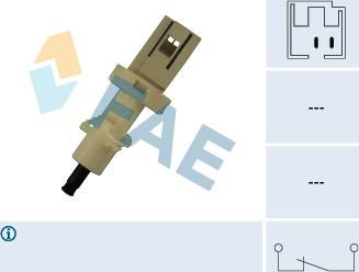 FAE 24400 - Выключатель стоп сигнала / сцепления autospares.lv