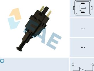 FAE 24500 - Выключатель стоп сигнала / сцепления autospares.lv