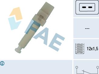 FAE 24320 - Выключатель стоп сигнала / сцепления autospares.lv