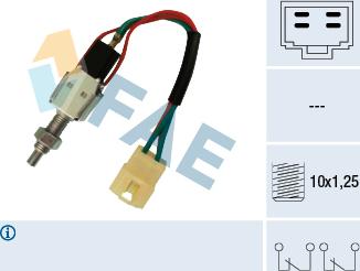 FAE 24260 - Выключатель стоп сигнала / сцепления autospares.lv