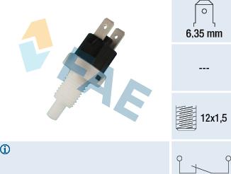 FAE 24200 - Выключатель стоп сигнала / сцепления autospares.lv