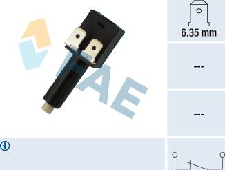 FAE 24210 - Выключатель стоп сигнала / сцепления autospares.lv