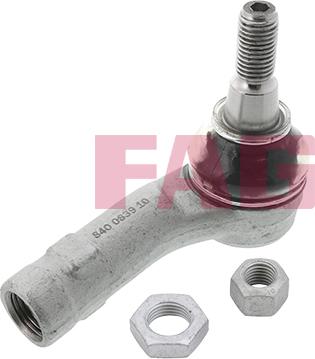 FAG 840 0839 10 - Наконечник рулевой тяги, шарнир autospares.lv