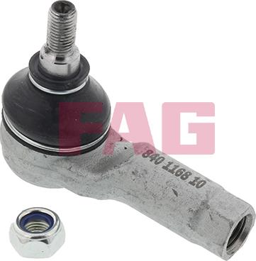 FAG 840 1168 10 - Наконечник рулевой тяги, шарнир autospares.lv