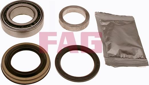 FAG 713 6602 20 - Подшипник ступицы колеса, комплект autospares.lv