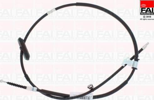 FAI AutoParts FBC0338 - Тросик, cтояночный тормоз autospares.lv