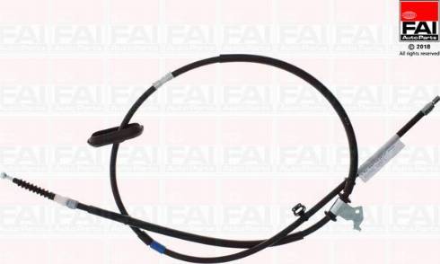 FAI AutoParts FBC0337 - Тросик, cтояночный тормоз autospares.lv