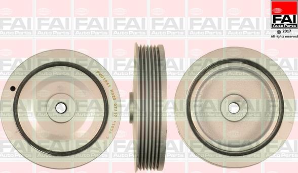 FAI AutoParts FVD1041 - Шкив коленчатого вала autospares.lv