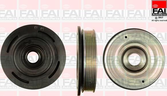 FAI AutoParts FVD1016 - Шкив коленчатого вала autospares.lv