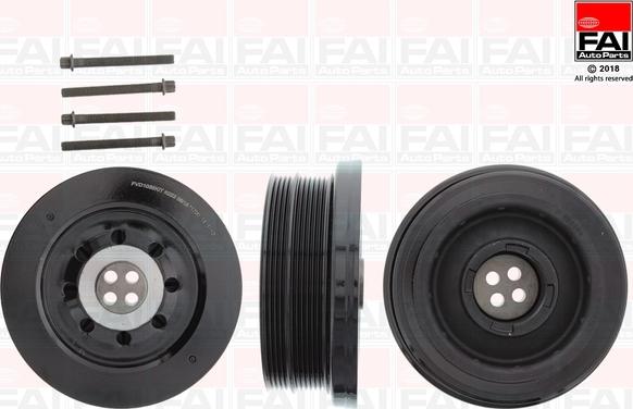 FAI AutoParts FVD1035K - Шкив коленчатого вала autospares.lv