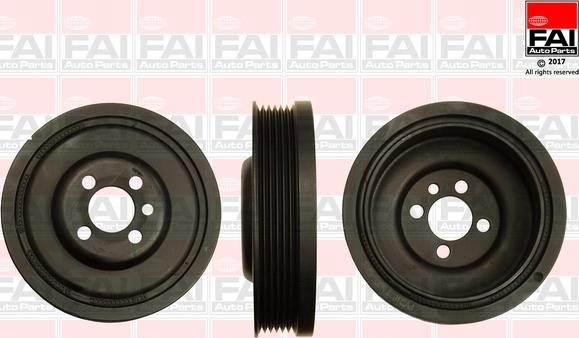 FAI AutoParts FVD1028 - Шкив коленчатого вала autospares.lv