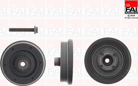 FAI AutoParts FVD1023K - Шкив коленчатого вала autospares.lv