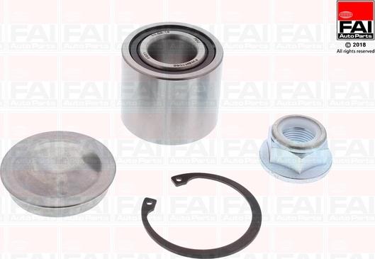 FAI AutoParts FWBK1066 - Подшипник ступицы колеса, комплект autospares.lv