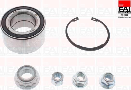 FAI AutoParts FWBK1001 - Подшипник ступицы колеса, комплект autospares.lv