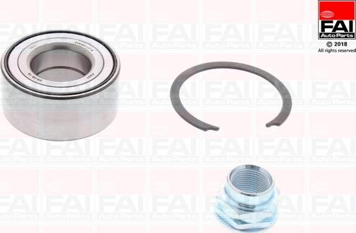 FAI AutoParts FWBK1015 - Подшипник ступицы колеса, комплект autospares.lv