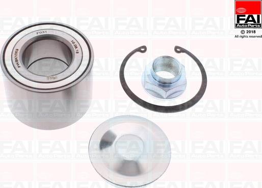 FAI AutoParts FWBK1089 - Подшипник ступицы колеса, комплект autospares.lv