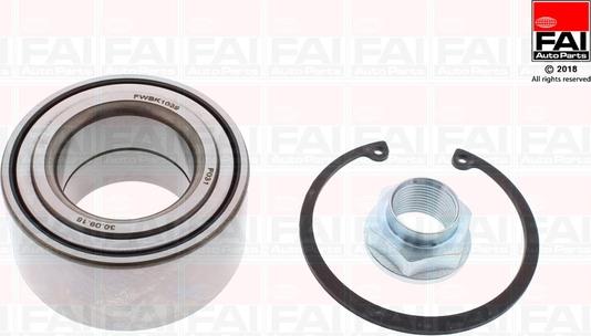 FAI AutoParts FWBK1039 - Подшипник ступицы колеса, комплект autospares.lv