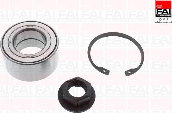 FAI AutoParts FWBK1030 - Подшипник ступицы колеса, комплект autospares.lv