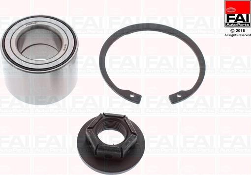 FAI AutoParts FWBK1031 - Подшипник ступицы колеса, комплект autospares.lv