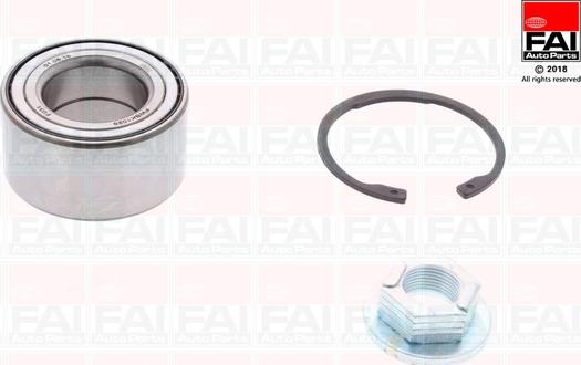 FAI AutoParts FWBK1029 - Подшипник ступицы колеса, комплект autospares.lv