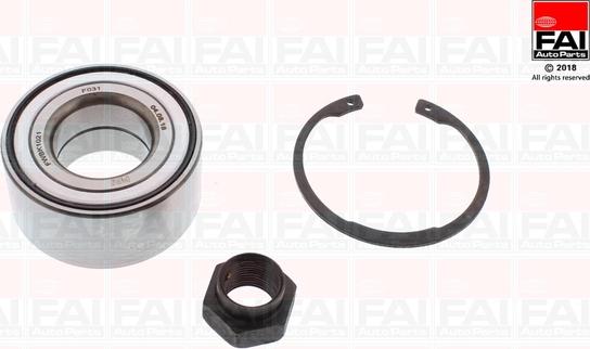 FAI AutoParts FWBK1021 - Подшипник ступицы колеса, комплект autospares.lv