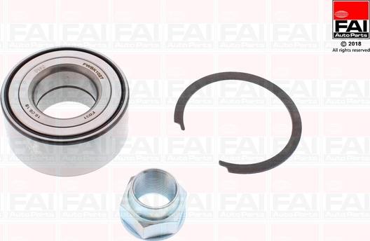 FAI AutoParts FWBK1027 - Подшипник ступицы колеса, комплект autospares.lv