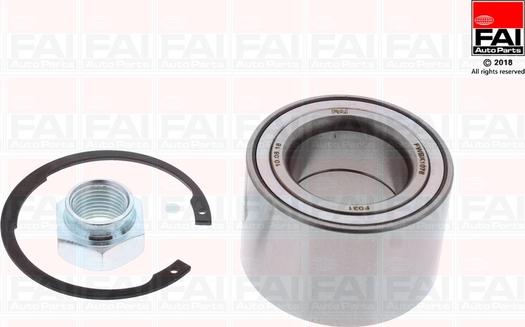 FAI AutoParts FWBK1078 - Подшипник ступицы колеса, комплект autospares.lv