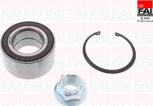 FAI AutoParts FWBK1100 - Подшипник ступицы колеса, комплект autospares.lv