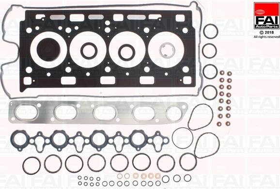 FAI AutoParts HS1182 - Комплект прокладок, головка цилиндра autospares.lv