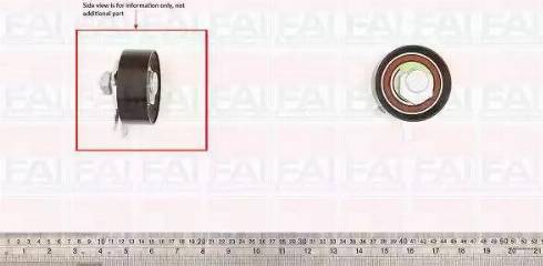 FAI AutoParts T9495 - Натяжной ролик, зубчатый ремень ГРМ autospares.lv