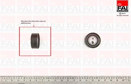 FAI AutoParts T9491 - Натяжной ролик, зубчатый ремень ГРМ autospares.lv