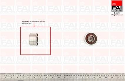 FAI AutoParts T9447 - Направляющий ролик, зубчатый ремень ГРМ autospares.lv