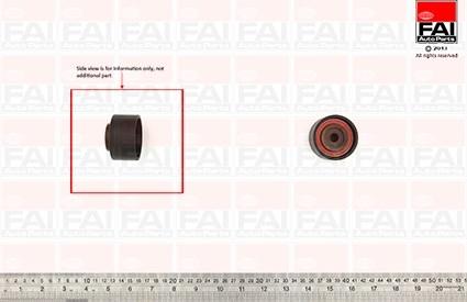 FAI AutoParts T9468 - Направляющий ролик, зубчатый ремень ГРМ autospares.lv