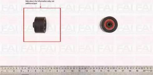 FAI AutoParts T9480 - Направляющий ролик, зубчатый ремень ГРМ autospares.lv