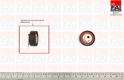 FAI AutoParts T9488 - Натяжной ролик, зубчатый ремень ГРМ autospares.lv