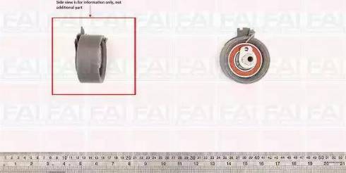 FAI AutoParts T9483 - Натяжной ролик, зубчатый ремень ГРМ autospares.lv