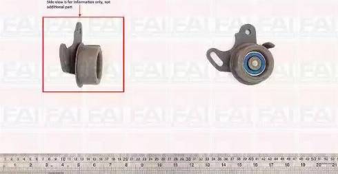 FAI AutoParts T9434 - Натяжной ролик, зубчатый ремень ГРМ autospares.lv