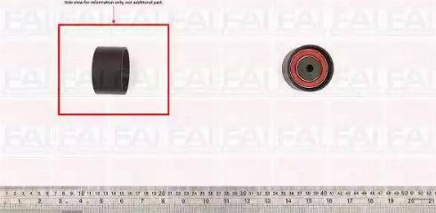 FAI AutoParts T9425 - Направляющий ролик, зубчатый ремень ГРМ autospares.lv