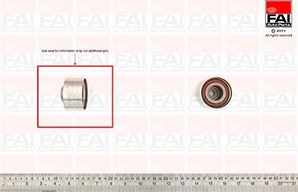 FAI AutoParts T9427 - Направляющий ролик, зубчатый ремень ГРМ autospares.lv