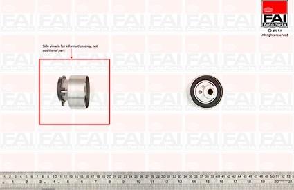 FAI AutoParts T9470 - Натяжной ролик, зубчатый ремень ГРМ autospares.lv